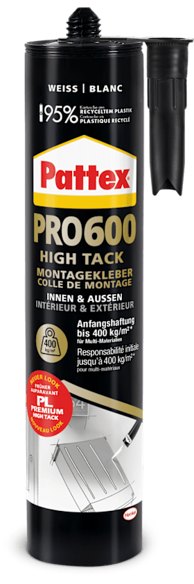 PATTEX PRO600 MONTAGEKLEBER PPRHT 2956207 440G WEISS
