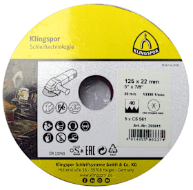 Klingspor Schleifscheibe CS561 SET