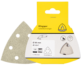 Klingspor PS 33 CK Scheiben kletthaftend, 96 mm Korn 40 Lochform GLS15, SB-verpackt im Reiter