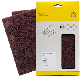 Klingspor NPA 400 Vliesbogen, 152 x 229 mm Very Fine Korund, SB-verpackt im Reiter