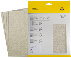 Klingspor PS 33 B S.a.U. Bogen, 230 x 280 mm Korn 240, SB-verpackt im Reiter