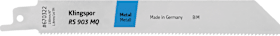 Klingspor RS 903 MQ Säbelsägeblätter, 150 x 19 x 0,9 mm Nutzlänge 130Bi-Metall, gefräst, geschränkt , 14 Zähne pro Zoll, SB-verpackt im Karton