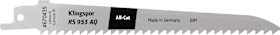 Klingspor RS 953 AQ Säbelsägeblätter, 230 x 19 x 1,27 mm Nutzlänge 210Bi-Metall, gefräst, geschränkt , 6 Zähne pro Zoll, SB-verpackt im Karton