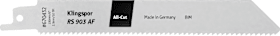 Klingspor RS 903 AF Säbelsägeblätter, 150 x 19 x 0,9 mm Nutzlänge 130Bi-Metall, gefräst, geschränkt , 10 Zähne pro Zoll, SB-verpackt im Karton