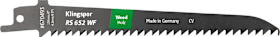 Klingspor RS 652 WF Säbelsägeblätter, 150 x 19 x 1,2 mm Nutzlänge 130Crom-Vanadium, gefräst, geschränkt , 6 Zähne pro Zoll, SB-verpackt im Karton