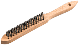 Klingspor BHK 600 Kehlnahtbürste Anzahl Reihen 3, 125 x 25 x 290 mm Holzgriff 0,3 Edelstahl