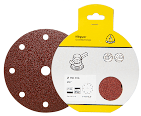 Klingspor PS 22 K Scheiben kletthaftend, 115 mm Korn 120 Lochform GLS4, SB-verpackt im Reiter