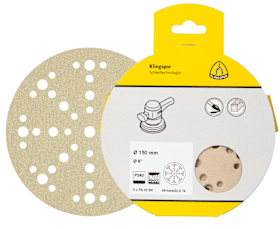 Klingspor PS 33 CK Scheiben kletthaftend, 150 mm Korn 80 Lochform GLS51, SB-verpackt im Reiter