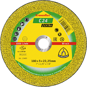 Trennscheibe C24 Extra 125x2,5mm gekr. Klingspor