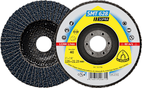 Schleifmopteller SMT628 gerade 125mm K80 Klingspor