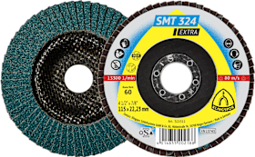 KLINGSPOR SCHLEIFMOPTELLER SMT324EXTRA 115X22,23MM K60 GEWÖLBT 321511