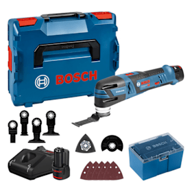 Bosch Akku-Multi-Cutter GOP 12V-28, mit 2 x 3.0 Ah Li-Ion Akku, L-BOXX