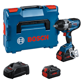 Bosch Akku-Drehschlagschrauber GDS 18V-1000 C: 2x Akku ProCORE18V 8.0Ah in L-BOXX