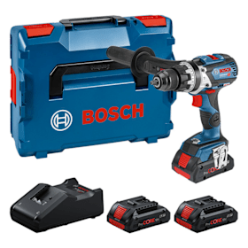 Bosch Prof. Set: Akku-Schlagbohrschrauber GSB 18V-110 C, 3 x ProCORE18V 4.0Ah, L-BOXX