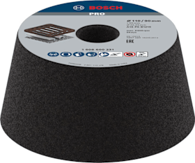 Bosch PRO Metal Konischer Schleiftopf, 90 x 110 x 55 mm, G16