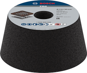 Bosch PRO Metal Konischer Schleiftopf, 90 x 110 x 55 mm, G36