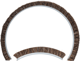 Bosch Ersatzbürste für Winkelschleifer-Staubabsaughaube