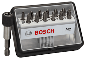 Bosch 12+1-tlg. Schrauberbit-Set, Robust Line, M PH/PZ, Extra Hard-Ausführung