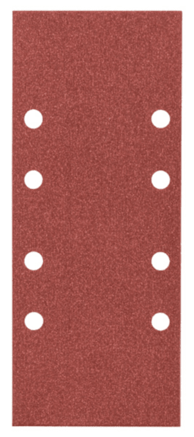 Bosch Schleifblatt-Set für Schwingschleifer, 8 Löcher, 93 x 230 mm, K 120, 25er-Pack