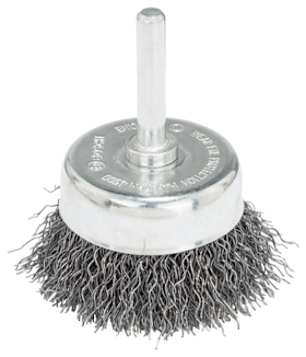 Bosch Topfbürste für Bohrmaschinen, gewellter Draht, 50 x 6 mm