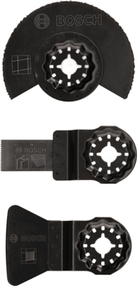 Bosch Starlock Starter-Set Fließen, 3-teilig, für Multifunktionsgeräte