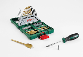 Bosch X-Line TiN-beschichtetes Set, 40‑tlg. + Handschraubendrer