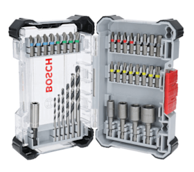 Bosch Extra Hard und Metal HSS Set, 35‑tlg. im Pick and Click-Koffer