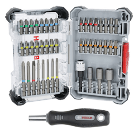 Bosch Extra Hard Set, 44+1‑tlg. im Pick and Click-Koffer