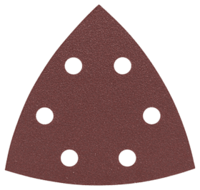 Bosch Schleifblatt-Set für Deltaschleifer, 93 mm, 120, 6 Löcher, 25er-Pack