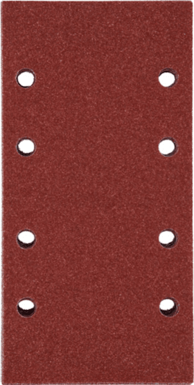 Bosch Schleifblatt-Set für Schwingschleifer, 25-teilig, 8 Löcher, 93 x 185 mm, 40-120