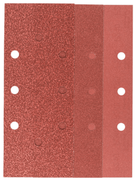 Bosch Schwingschleifer-Schleifblatt-Set, 25-teilig, B&D 8-Lochung, 93 x 230 mm, 60-240