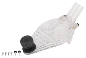 Bosch Grundplatte mit Handgriff und Absaugstutzen