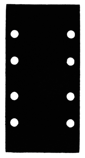 Bosch Schleiftellerschoner, 93 x 186 mm, 2x