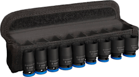 Bosch "PRO Impact Socket Set, 1/4"", Standard, 9‑tlg."