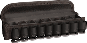 Bosch "PRO Impact Socket Set, 3/8"", Standard, 9‑tlg."