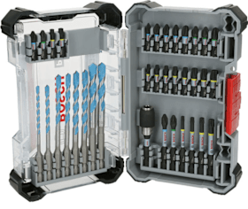 Bosch PRO Impact Schrauberbits und Multi Construction Bohrer Mixed Set, 35-tlg.