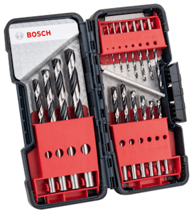 Bosch HSS-Spiralbohrer-Set, PointTeQ, 18-tlg., ToughBox, 1–10 mm