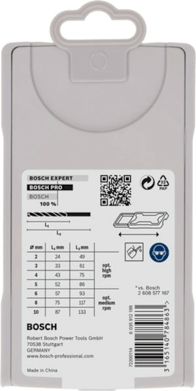 Bosch PRO Stainless Steel HSS-Co Spiralbohrer-Set, 7-tlg.