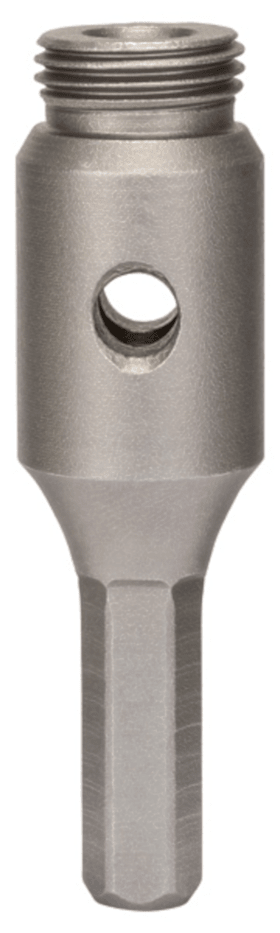 Bosch Adapter für Diamantbohrkronen, Maschinenseite 6-Kant, Kronenseite G 1/2Zoll,88mm