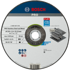 Bosch PRO Stainless Steel and Metal Trennscheibe, 230 x 1,9 x 22,23 mm