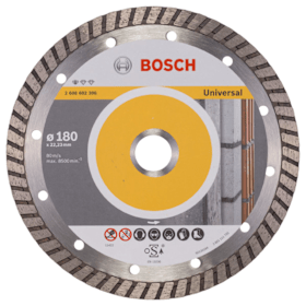 Bosch Diamanttrennscheibe Standard for Universal Turbo für große Winkelschleifer mit Spannmutter