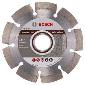 Bosch Diamanttrennscheibe Standard for Abrasive für kleine Winkelschleifer