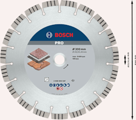 Bosch PRO Stone Diamanttrennscheibe, 300 x 20/25,4 mm