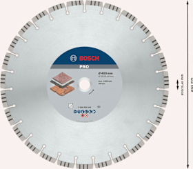Bosch PRO Stone Diamanttrennscheibe, 400 x 20/25,4 mm