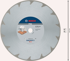 Bosch Diamanttrennscheibe PRO Marble für Tisch- und Benzinsägen