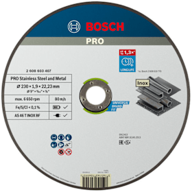 Bosch PRO Stainless Steel and Metal Trennscheibe, 230 x 1,9 x 22,23 mm
