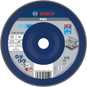 Bosch Fächerschleifscheibe PRO X571, Ø 180 mm, Plastik, gerade