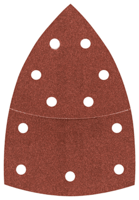 Bosch Schleifblatt-Set C430, 10-teilig 102 x 62, 93 mm, 180