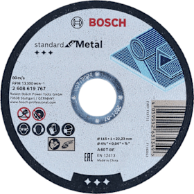 Bosch Standard for Metal Trennscheibe gerade, 115 mm, 22,23 mm