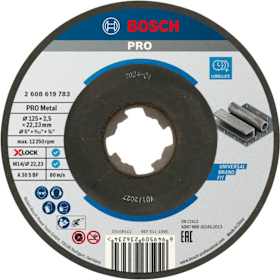Bosch PRO Metal X-Lock Trennscheibe, 125 x 2,5 x 22,23 mm
